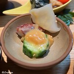 逸品さかい - 泥障烏賊と蛸と酢味噌と胡瓜