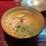 逸品さかい - 鱧と魚そうめんの椀物