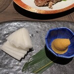 大衆割烹樋口 築町店 - カラスミ大根