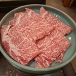 しゃぶ禅 - 山形県産A5リブロースの追加肉です。
