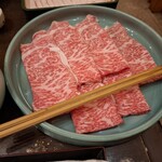 しゃぶ禅 - 山形県産A5リブロースです。