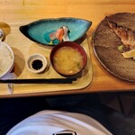 うみからそらへ - うみそら定食  サバ切り身塩焼き  1200円