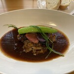 野菜が主役の古民家レストラン 花果菜 - 新生姜のソース！風味がすごい！