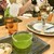 中道源蔵茶舗 - 料理写真:・ほうじ茶パフェ（豆入番茶付）
・玉露（温）（和三盆付）