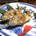 丸井旅館 - あまご塩焼き