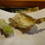 天ぷら 小泉 - ハタハタ、銀杏