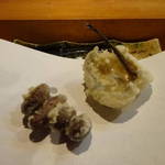 天ぷら 小泉 - メゴチ、ムカゴ