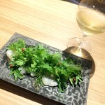 ブラッスリー 航 - 北海道産ホタテのカルパッチョ