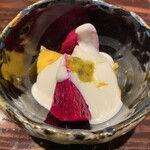 野口太郎 - お口直し　フルーツの白和え