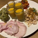 マシガネータ - 前菜6点盛り合わせ