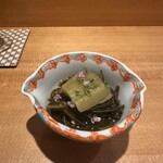 すし いなせ - 前菜　佐渡ねもずく