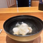 すし いなせ - ハモたたき　ネギ油添えて