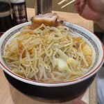 豚山 - 小ラーメン野菜マシ