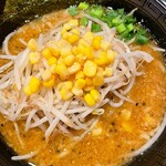 肉盛り みそラーメン 侍倶楽部 - 