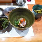 鮨匠 のむら - 歯鰹(鹿児島県開聞岳沖産、2.5kg、4日寝かせ)のたたき