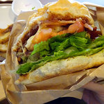 BELLOWS BURGER - 林檎ベーコン＆チーズバーガー1280円