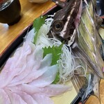 北のどんぶり屋 滝波食堂 - 八角の刺身