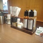 平田牧場 - 卓上の調味料など。めっちゃ充実！