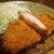 平田牧場 - 料理写真:三元豚ロースカツのアップ