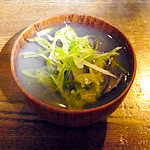 Nomikuiya Supaisu - シジミ汐汁（青森県十三湖産　300円）