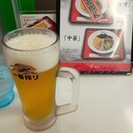 くるまやラーメン　 - 生ビール 680円