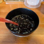 麺家はる - 黒つけ麺（1000円）