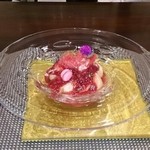 Dessert Le Comptoir - 桃 ラズベリー バニラ