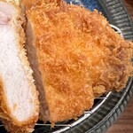 ロースカツ定食 修 - 鹿児島県リブロース　右