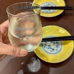 立ち呑み処　たなか屋 - お酒のグラス、ハハハハハ