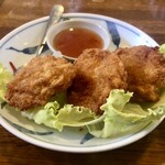 エスケータイランド - トートマングン3枚（海老のすり身揚げ）¥900-