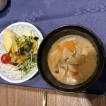 最上高湯 善七乃湯 - 朝　からから鍋が美味しかった