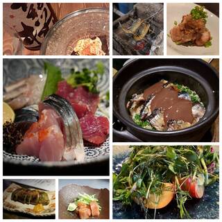 対馬や豊洲から届く新鮮な魚介や厳選された食材