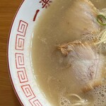 一楽ラーメン 松島店 - ラーメン　左