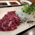 カウボーイカレー - ツラ刺し＆カッパのローストビーフ（たたき風）