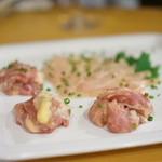 鳥長 - 飛良幸地鶏の刺身