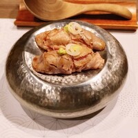 道産羊肉割烹 ラムぴりか - ラムの炙り寿司