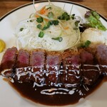 洋食 GURa - （※写真3）黒毛和牛ビフカツ（真上から）