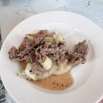 タイキッチン チャバ - ヌア ナム トックを小分けしました。お肉が美味しいです。