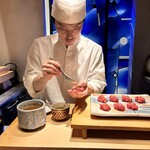 初音鮨 - 鮪叩き