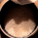 初音鮨 - 羽釜のご飯