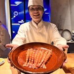 初音鮨 - 車海老お披露目！