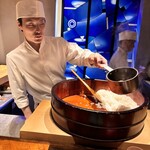 初音鮨 - シャリ作り