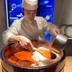 初音鮨 - シャリ作り