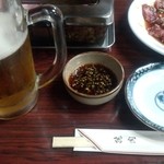 焼肉 食堂苑 - 生ビール