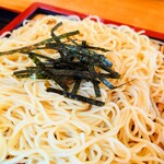 やぶ善 - 蕎麦汁(つゆ)で中華麺をいただく、"中華ざる"。