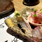 卵箸 - サバに辛子が合います！