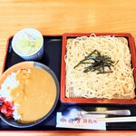 やぶ善 - ■ 中華ざる + ミニカレーセット、1,200円