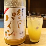 渋谷の日本酒ダイニング sakeba - 20250814あらごしパインソーダ割650円.