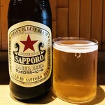 渋谷の日本酒ダイニング sakeba - 20250814サッポロラガー赤星中瓶900円