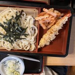 手打ちうどん・そば 子亀 - 天ざるうどん